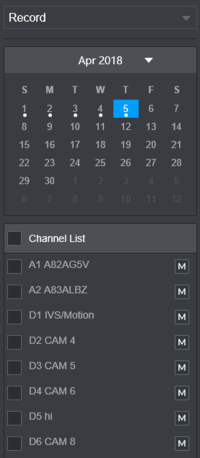 Data e ora Come Riprodurre i Video Registrati su NVR Dahua