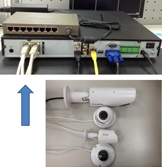 Come collegare la telecamera Dahua all'NVR esempio